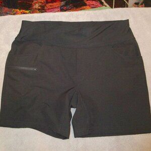Shredly Womens Limitless 7" Shorts Size 16 Cycling Bike Zip Pockets Stretch NEW